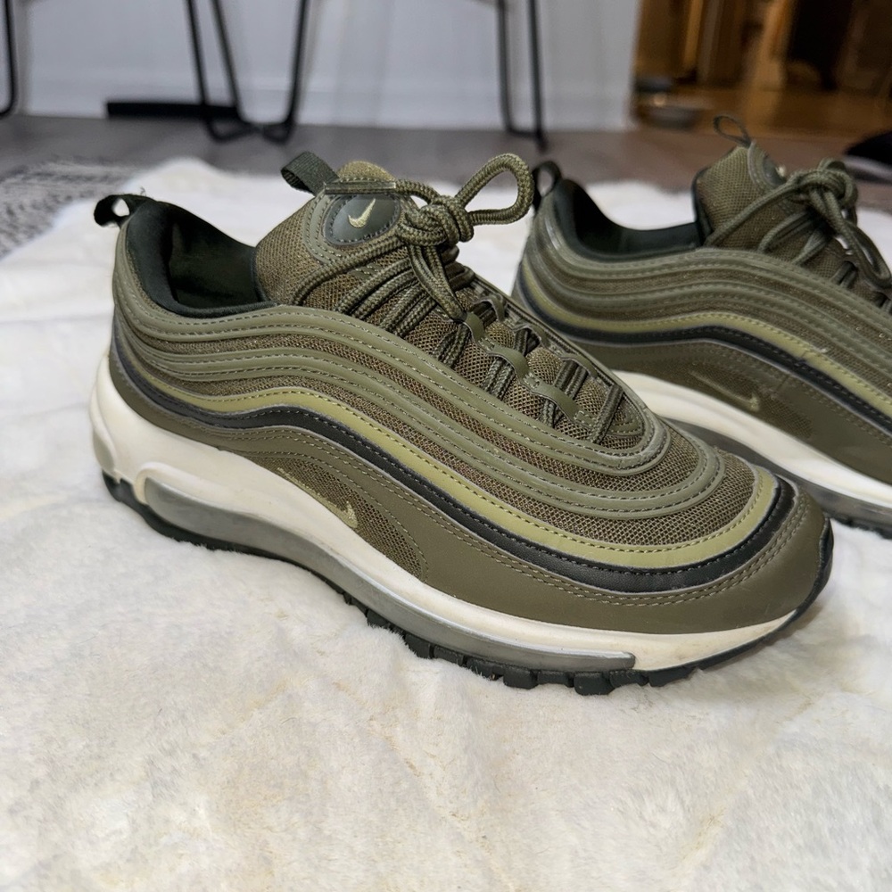 Nike Olive and Black Athletic Shoes